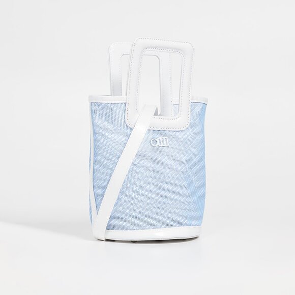 Solid & Striped The Pookie Mini Tote Bag - Sky Mesh - Picture 8 of 16